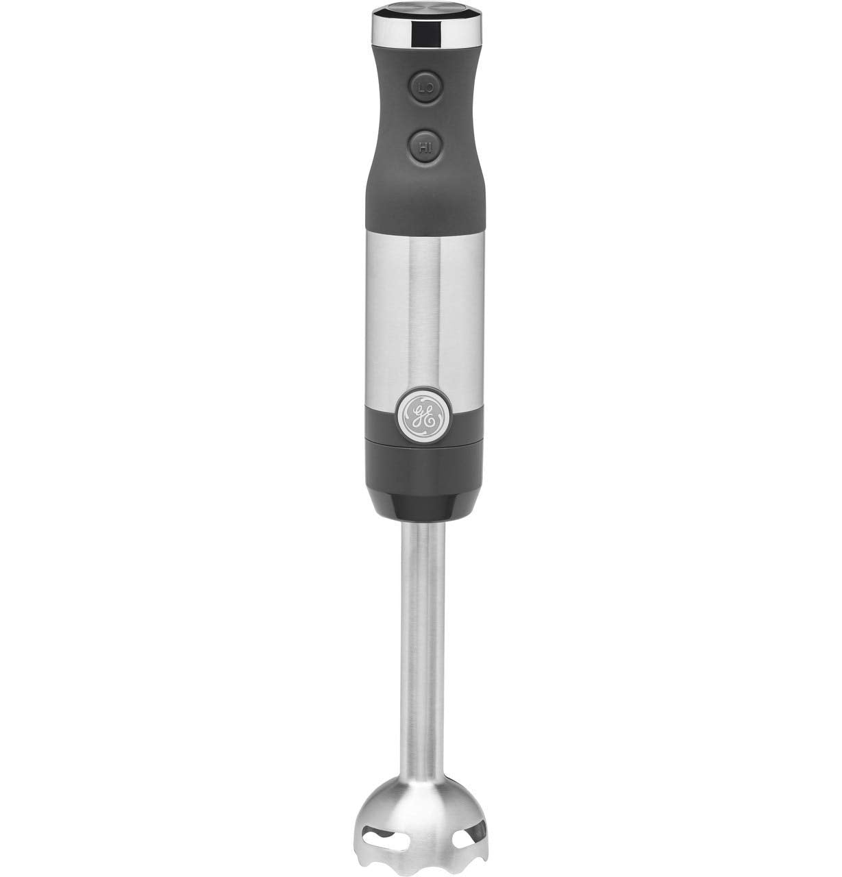 GE Immersion Blender | Handheld Blender for Shakes, Smoothies, Baby Food & More | Includes Whisk & Blending Jar | 2-Speed | Interchangeable Attachment for Easy Clean | 500 Watts | Stainless Steel
