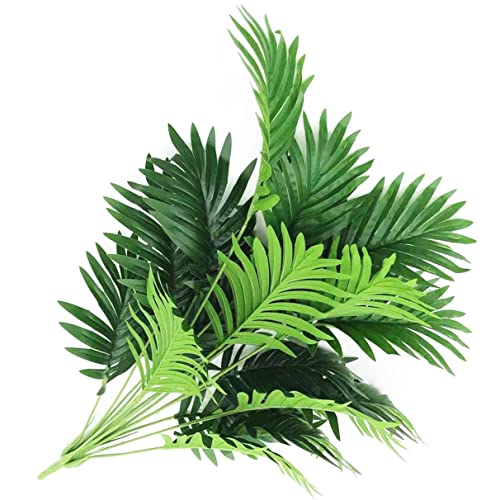 30" Artificial Palm Plants Leaves Tropical Greenery Bush Imitation Faux Fake Palm Tree Leaf for Home Kitchen Party Flowers Arrangement Wedding Decorations