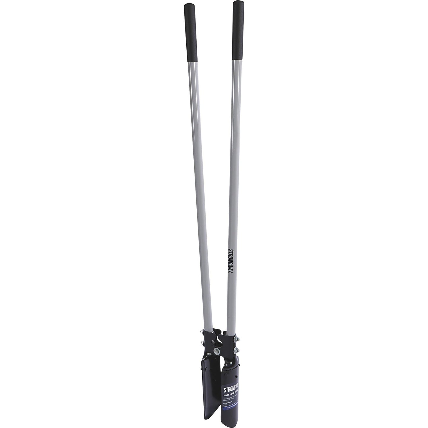 Strongway Post Hole Digger 46in. w/Fiberglass Handle