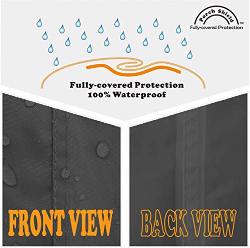 Porch Shield Waterproof Universal Generator Cover 32 x 24 x 24 inch - for Most Generators 5000-10000 Watt, Black