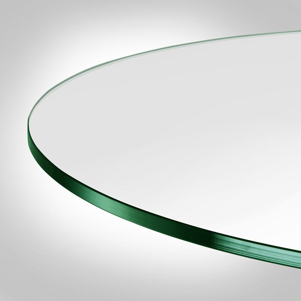 Dulles Glass 32" Round Glass Table Top - Tempered- 1/4" Thick - Flat Polished Glass