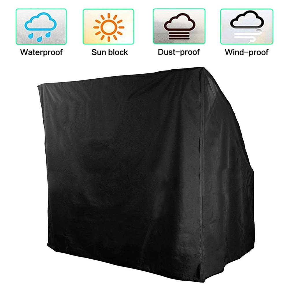 Outdoor Swing Cover Waterproof, 3 Triple Seater Hammock Cover, Glider Canopy Replacement Cover, Patio Furniture Cover, All Weather Protection