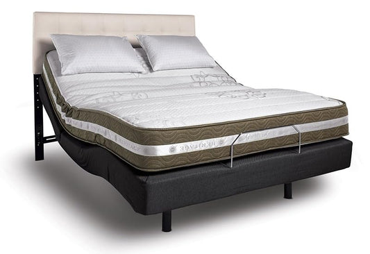 JUSHIGOGO Silver Power Full XL Bed Frame,Base 54x80x6 Queen Bed Frame Full Size King Frames Twin Platform with Headboard