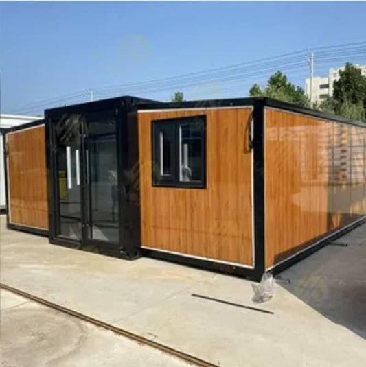 Quick Nest, Portable Prefabricated Tiny Home 40 x 20ft, Three Bedrrom, Mobile Expandable Plastic Prefab House for Hotel, Booth, Office, Guard House, Shop, Villa, Warehouse, Workshop