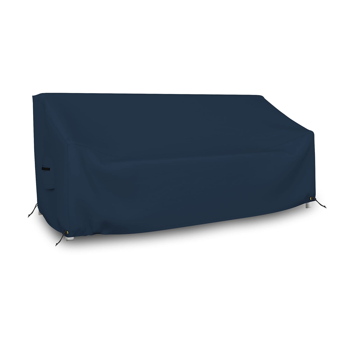 Covers & all Outdoor Loveseat Sofa Cover, 12 Oz Waterproof UV & Weather Resistant Patio Furniture Bench Cover Outdoor Use with Air Vent & Drawstrings (78"W x 29"H x 38"D x 15"FH, Blue)