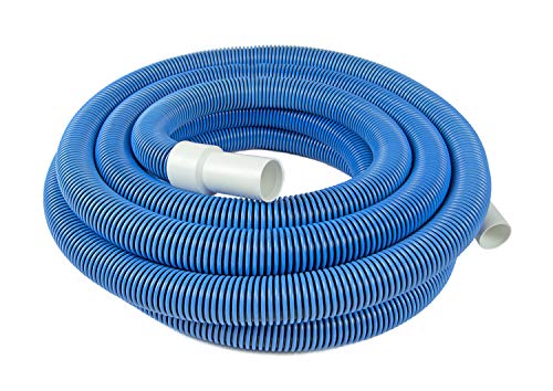 Poolmaster 33430 Heavy Duty In-Ground Pool Vacuum Hose With Swivel Cuff, Made in the USA, 1-1/2-Inch by 30-Feet