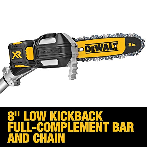 DEWALT 20V MAX* XR® Brushless Cordless Pole Saw (Tool Only-Battery & Charger not included) (DCPS620B)