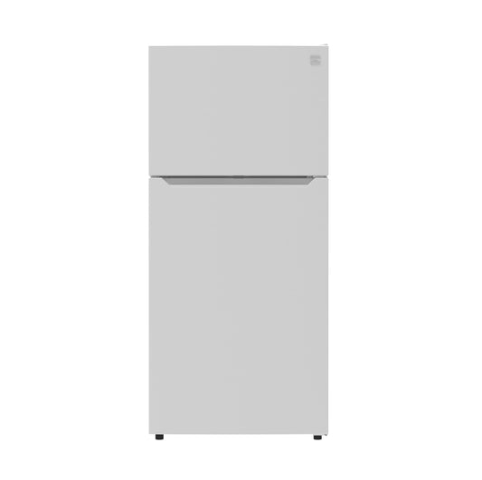 Kenmore 4661342 30" W Top Freezer Refrigerator with Adjustable Glass Shelving, Humidity Control Crispers, Quiet and Energy Efficient Inverter Compressor, White