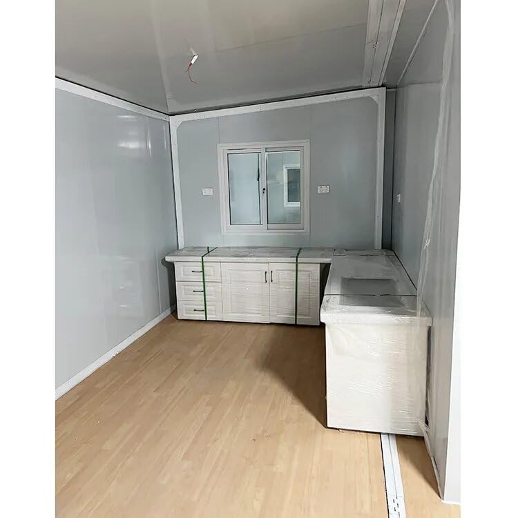Expandable Container Trailer House:Modern Sturdy Portable Prefabricated 30FT with 2 bedrooms,1 Living Room,Kitchen and washroom