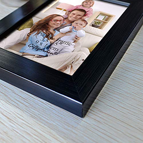 Giftgarden 12 Pack 3.5x5 Picture Frame Black, Multiple 3.5 x 5 Photo Frames Bulk for Tabletop Display or Wall Hanging