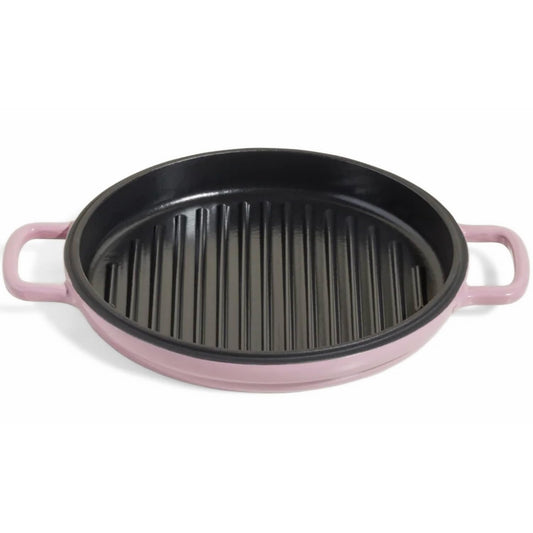 Our Place Cast Iron Hot Grill | Toxin-Free, 10.5" Round, Enameled Cast Iron Grill Pan | Indoor Serious Searing & Grill Marks | Oven Safe up to 500°F | Easy to Clean & Maintain | Lavender