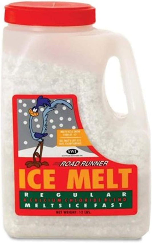 12J-RR Road Runner Premium Ice Melter, 12-Pound White