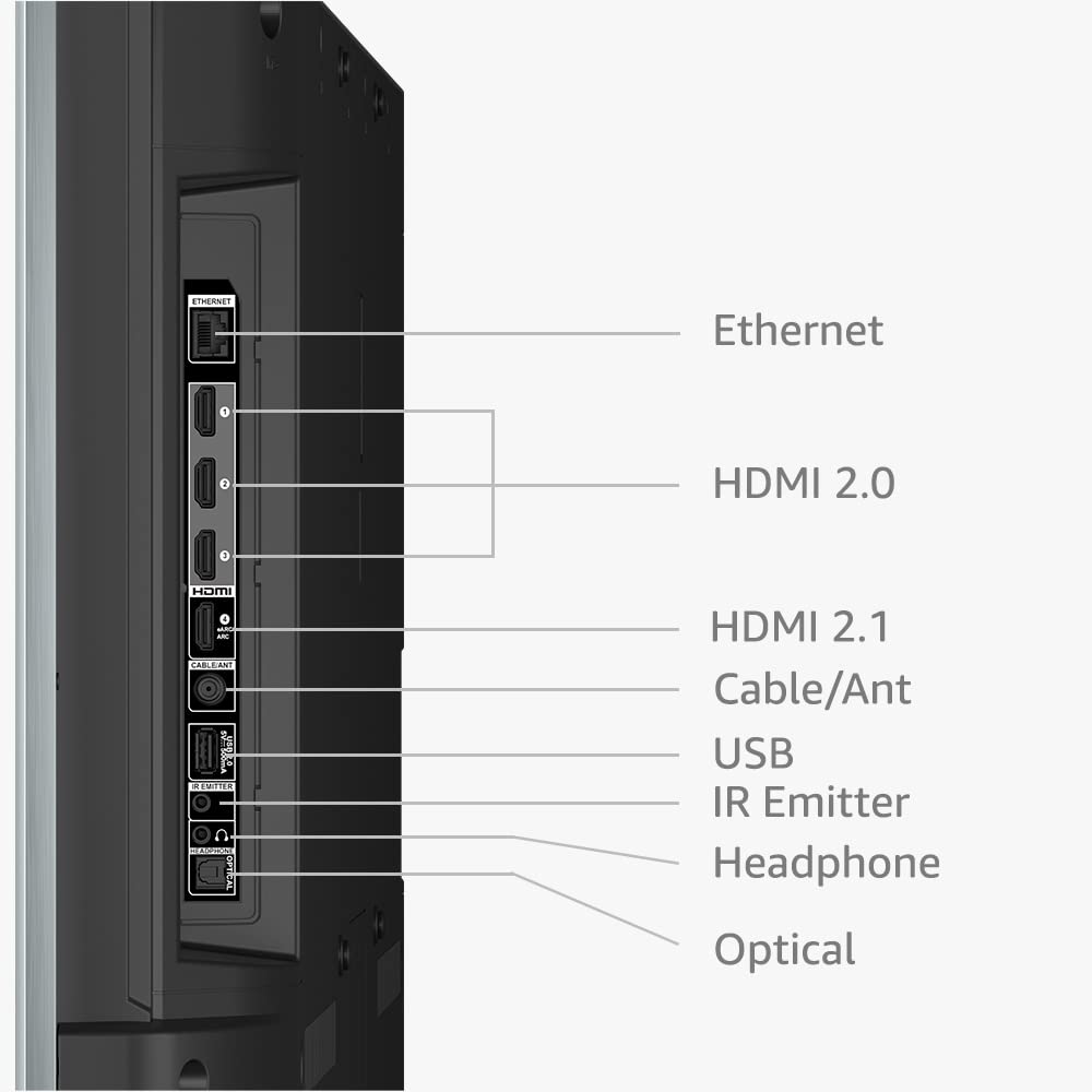 Amazon Fire TV 65" Omni QLED Series 4K UHD smart TV, Dolby Vision IQ, Fire TV Ambient Experience, local dimming, hands-free with Alexa