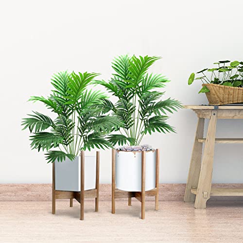 30" Artificial Palm Plants Leaves Tropical Greenery Bush Imitation Faux Fake Palm Tree Leaf for Home Kitchen Party Flowers Arrangement Wedding Decorations