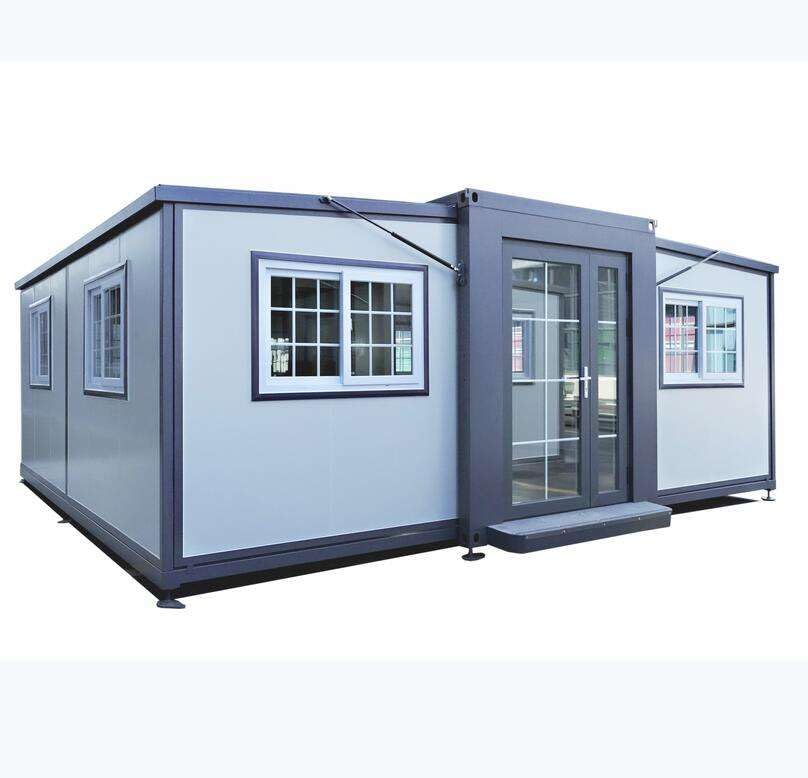 Portable House Modern Comfort Portable Tiny Home Spacious Living, Steel Frame, Expandable Design, Secure Prefab House for Office, Hotel, or Cozy Living (19x20ft(with Restroom) Foldable Container House