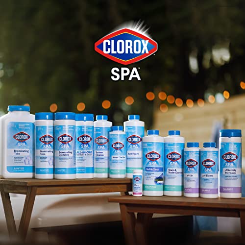 Clorox® Pool&Spa™ Spa Bromine Tablets, For Low-Odor Sanitization, Restores Water Clarity, Fast-Dissolving, 1.5LB (Pack of 1)