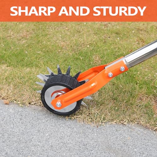 Soysehung Edger-Lawn-Tool - Manual Lawn Edger, 67 Inch Sidewalk Edger for Yard Landscaping