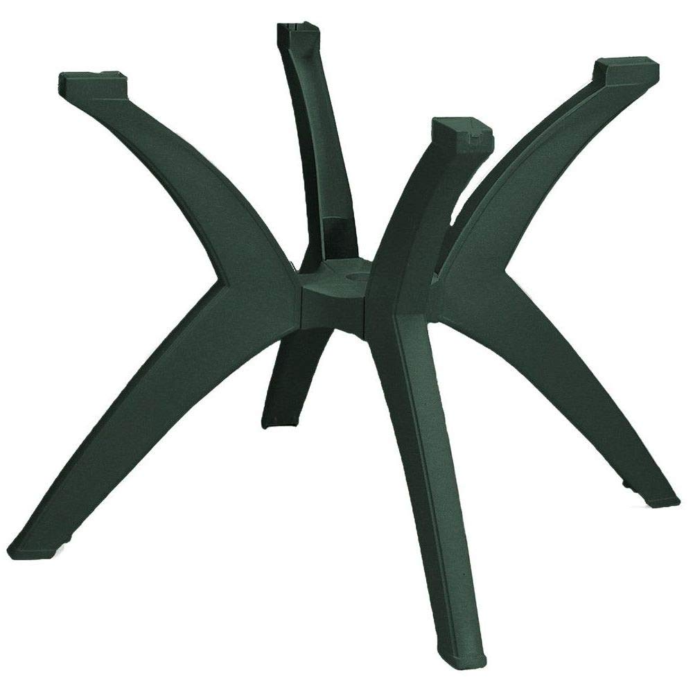 Grosfillex Y-Leg Pedestal Table Base in Amazon Green