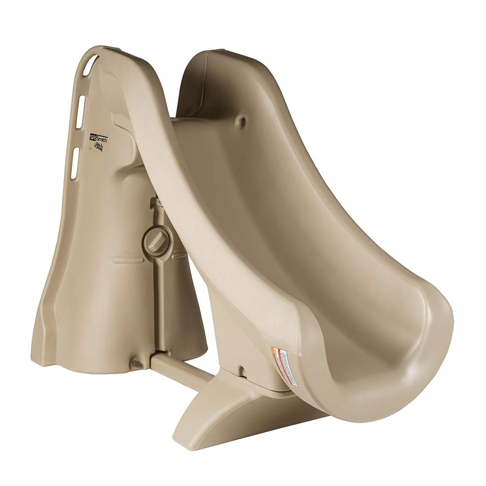 S.R. Smith 660-209-5810 SlideAway Removable In-Ground Pool Slide, Taupe