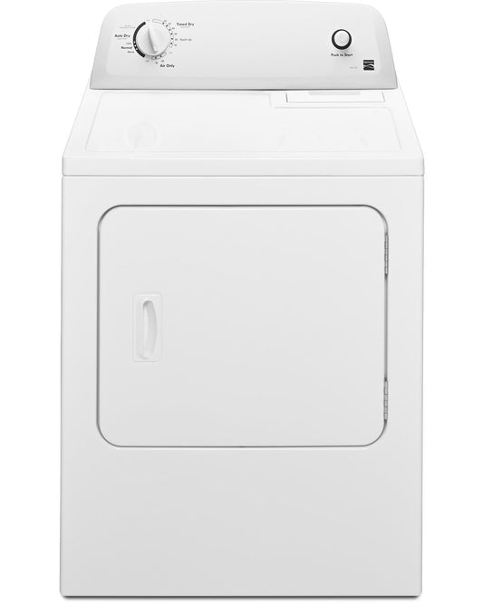 Kenmore Gas Dryer with Wrinkle Guard and Auto Dry Gas Laundry Drying Machine, 6.5 cu. Ft. Capacity White