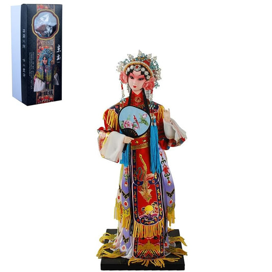 NW Chinese Traditional Handicraft Silk Figurine Collectible Chinese Doll Silk Doll (1801)