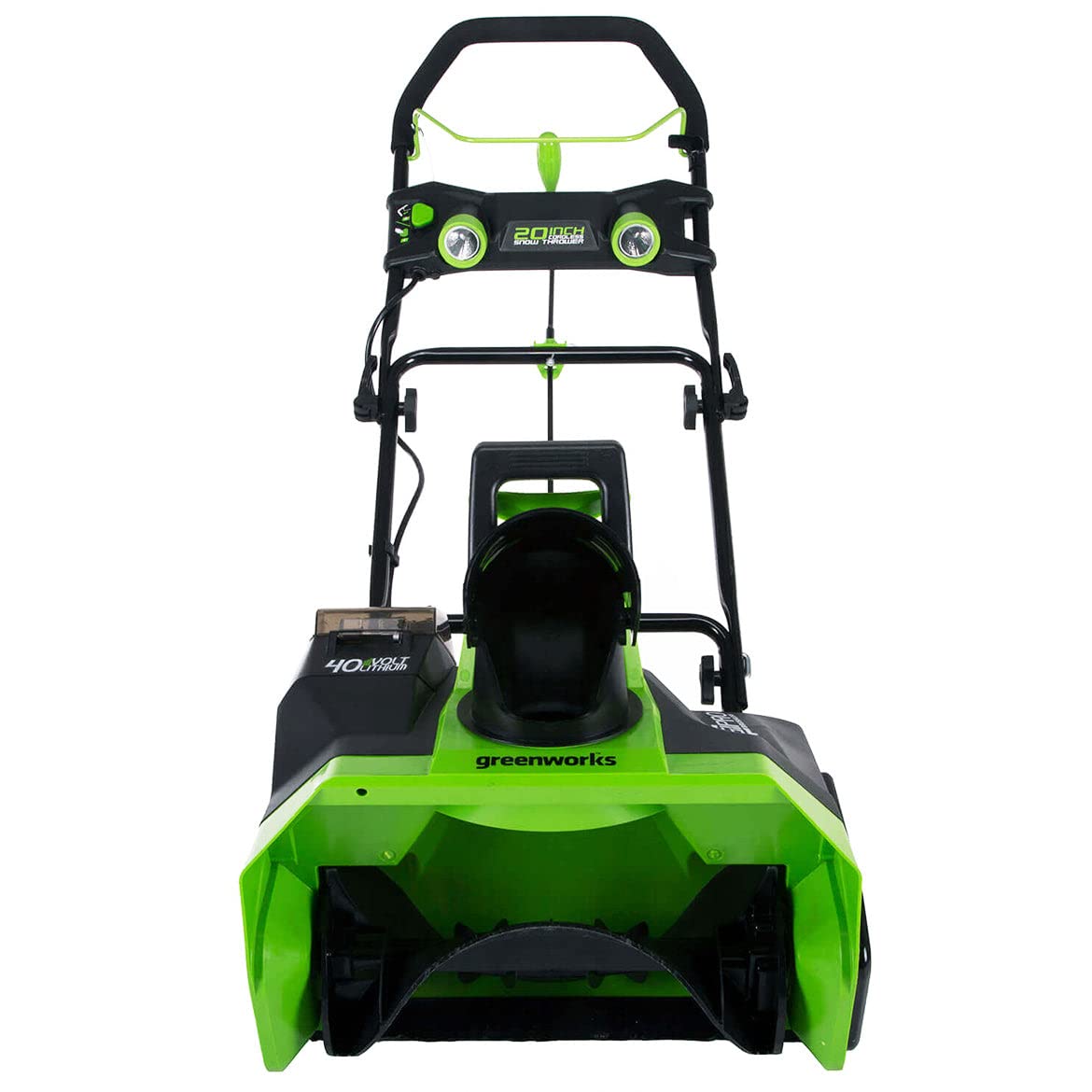 Greenworks 40V (75+ Compatible Tools) 20” Brushless Cordless Snow Blower, 4.0Ah Battery and Charger Included