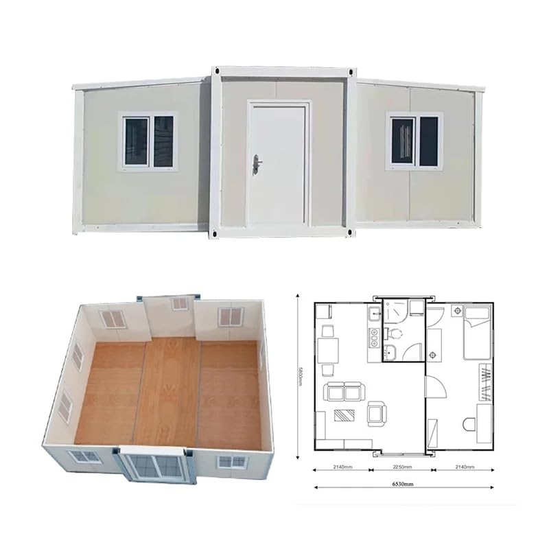 40ft 20ft Two 4 Bedroom Hurricane Earthquake Easy Folding Modern Villa Expandable Container prefabricated Mobile House