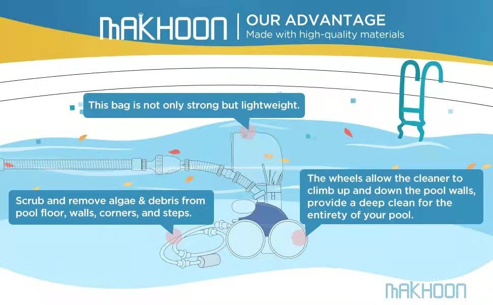 MAKHOON Rebuild Repair Kit Replacement for Zodiac Polaris Automatic Pool Cleaner 360 380 (Not Compatible with Polaris 280)