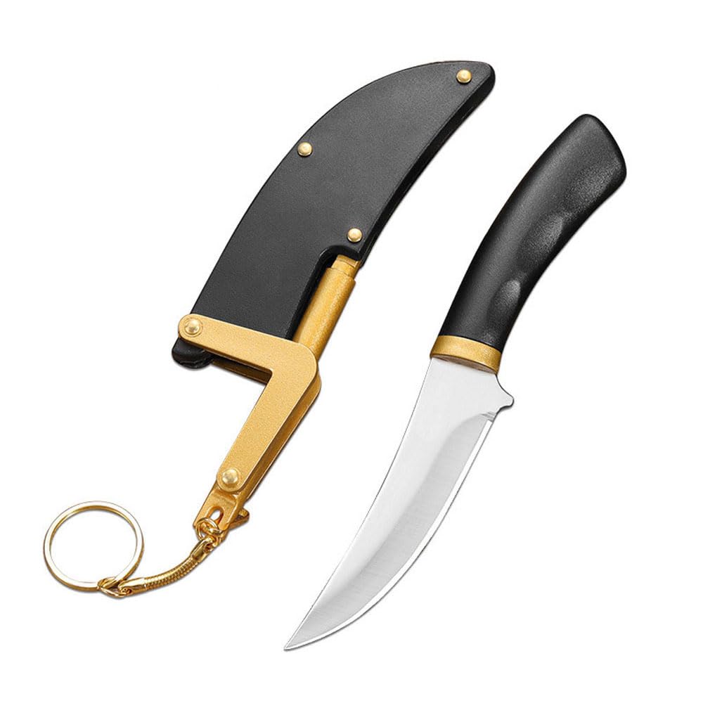 Multipurpose Outdoor Portable Fruit Knife with Sheath, Multifunctional Household & Outdoor Knife,Portable High-Hardness 3-Combination Steel Knife,Multifunctional Outdoor Cutting Knife with Sheath