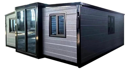Tiny Expandable Prefab House to Live in 1 Bathroom, 2 Rooms & 1 Kitchen- Foldable House, Container Home, Portable House, Tiny House for Small Family, Modular Guest House by US Homes