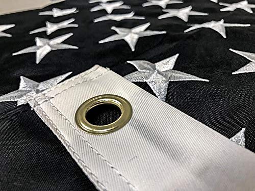 Thin Blue Green Red Line USA Flag 3x5 ft - Outdoor Heavy Duty Nylon Flag for High Winds, Support the Police Law Enforcement Firefighters Flag - Black White American Flag - House Room Roof Garden Flag