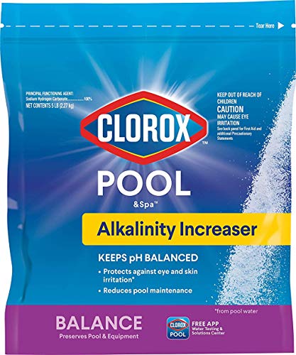 Clorox® Pool&Spa™ Swimming Pool Alkalinity Increaser, Keeps pH Balanced, 5LB (Pack of 1)