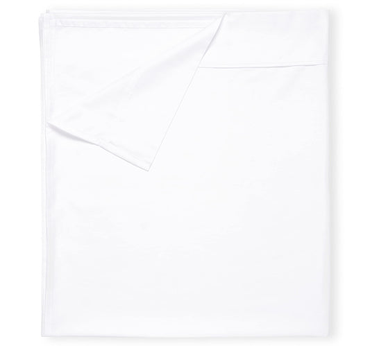 California Design Den King Size Flat Sheet, Soft 400 Thread Count 100% Cotton Sheet, Sateen, Cooling & Breathable Bed Sheets, White King Sheets, Top Sheets, Single Only (Bright White)