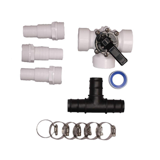 GAME 4565 Bypass Kit Replacement Part for SolarPRO Heaters and In-Ground Pools Only, Attaching Multiple Units, White