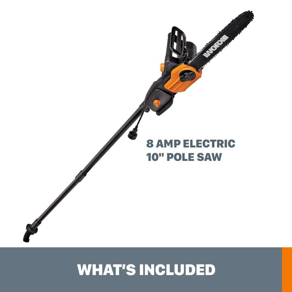 Worx WG309 8 Amp 10" Electric Pole Saw