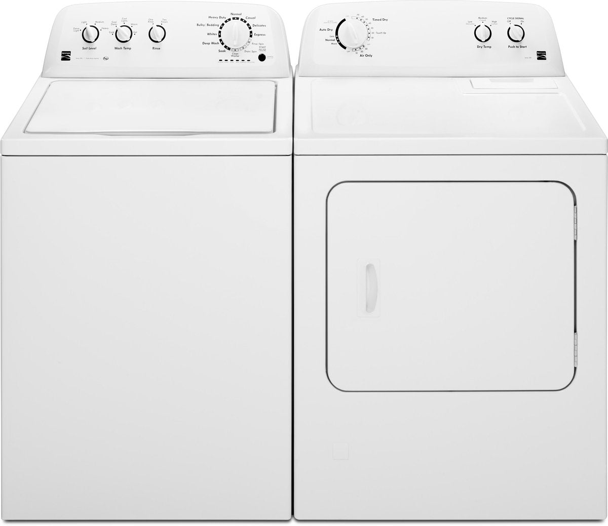 Kenmore 29" Front Load Electric Dryer with Wrinkle Guard and 7.0 Cubic Ft. Total Capacity, White