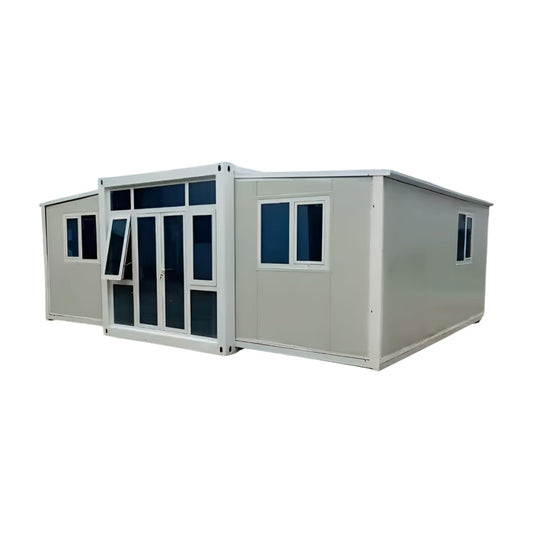 Portable Prefabricated Tiny Home 20ft, Mobile Expandable Plastic Prefab House for Hotel, Office, Guard House, Villa, Workshop with Restroom(Colour Variation)