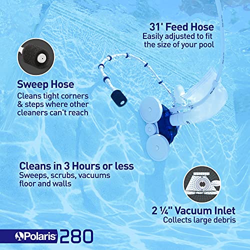 Polaris Vac-Sweep 280 Pressure Side Pool Cleaner