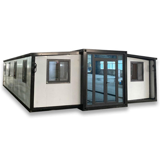 20ft - 40ft Portable Prefabricated Tiny House to Live in, Expandable Foldable House, Customizable Fully Equipped with Kitchen, Bathroom, Bedroom Mobile Home and Storage Shed Large Living Space