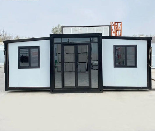 Portable Prefabricated Tiny 3 Bedroom Home 30x40ft, Mobile Expandable Plastic Prefab House for Hotel, Booth, Office, Guard House, Shop, Villa, Warehouse, Workshop...