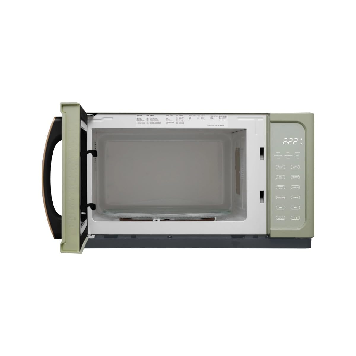 1.1 Cu ft 1000 Watt, Sensor Microwave Oven, Sage Green