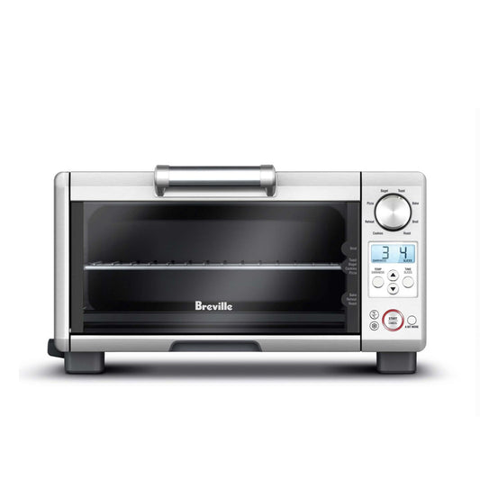 Breville the Mini Smart Oven®, Electric Countertop Toaster Oven, Small Portable Oven, BOV450XL, Brushed Stainless Steel