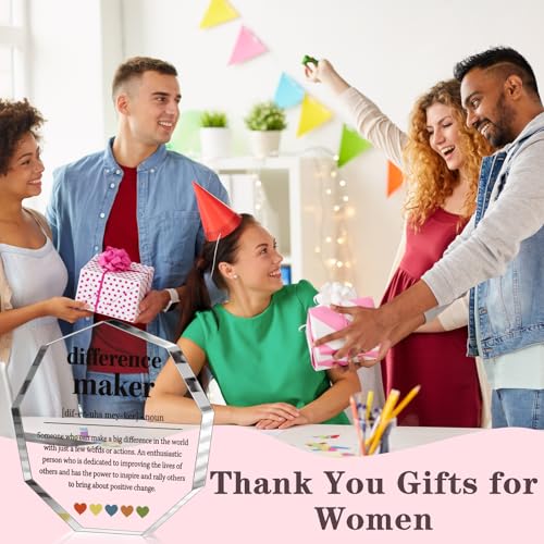 Eterfordista Thank You Gifts for Difference Maker Appreciation Birthday Gift for Leader Boss Mentor Staff Employee Coach Manager Coworker Teacher Difference Maker Definition Decorative Signs Plaques