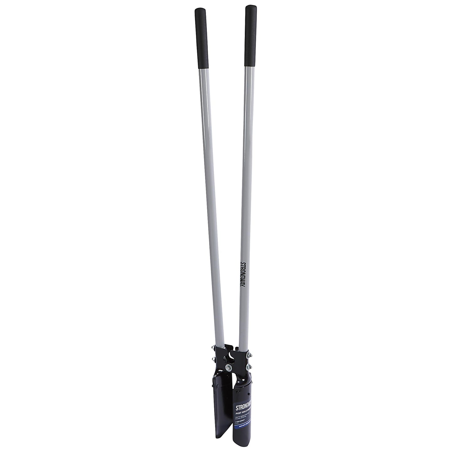 Strongway Post Hole Digger 46in. w/Fiberglass Handle