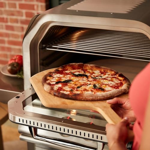 Pizza Oven Outdoor | 26-Inch Outdoor Multi-Fuel Pizza Oven | Rotisserie & Sleeve | Perfect Countertop Addition for Delicious Pizzas BLZ-26-PZOVN-LP