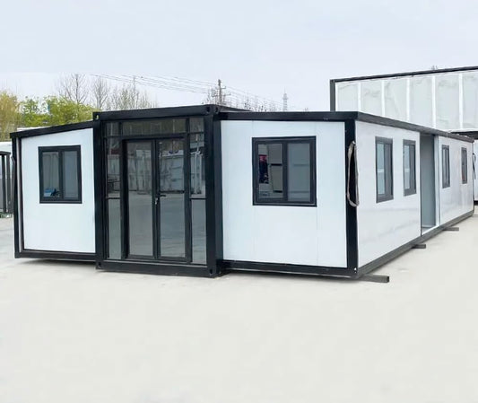Résido 20x40ft Portable Prefabricated Tiny Home, Mobile Expandable House for Hotel, Booth, Office, Guard House, Shop, Villa, Warehouse, Workshop - Customise Your Own with Us (20x40ft - 3 bedrooms)