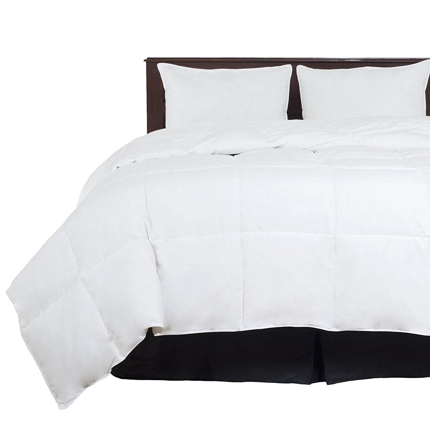 Lavish Home Alternative Comforter, Twin, White