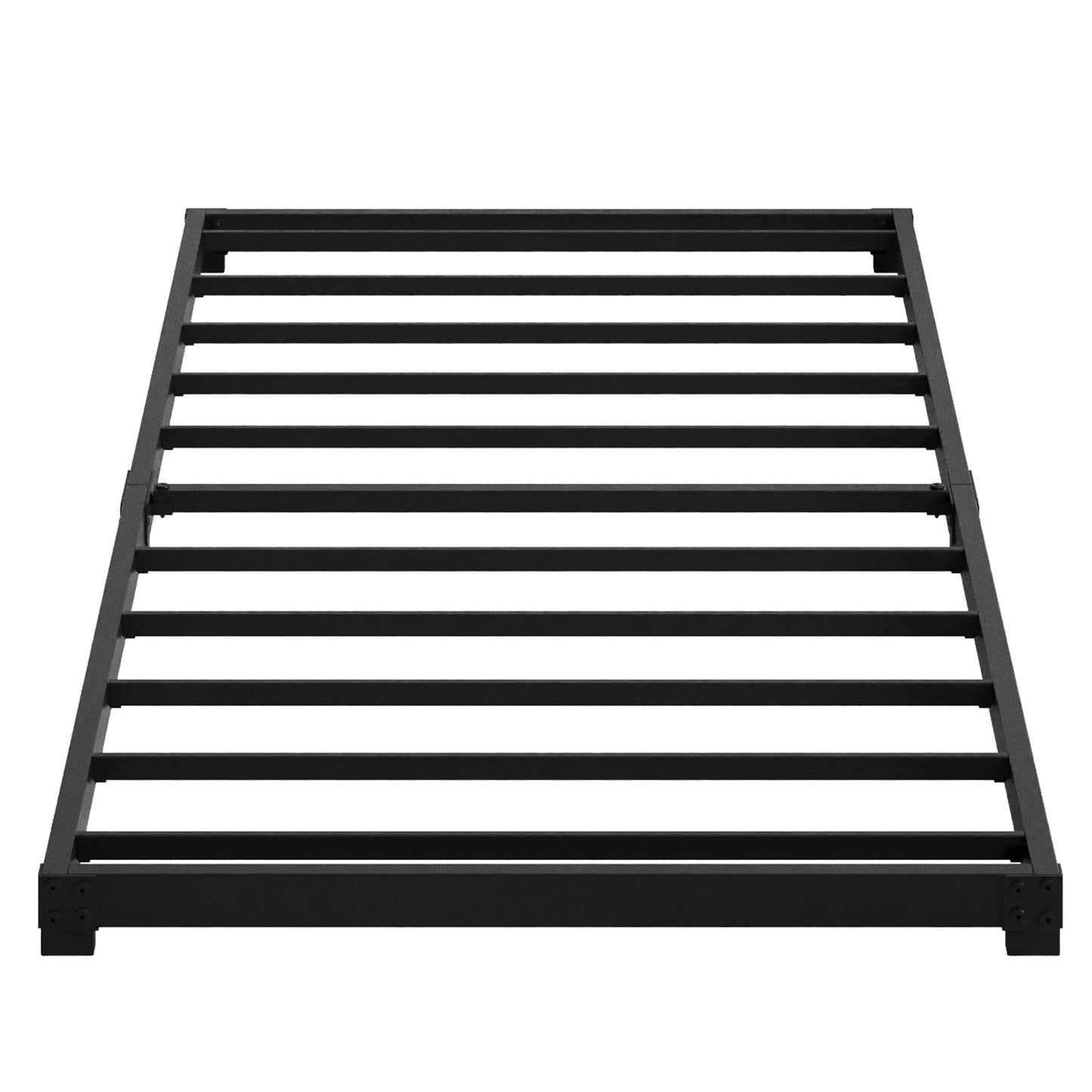 Fly-CTsoar 3 Inch Low Twin Bed Frames Heavy Duty Metal Platform, No Box Spring Needed, Easy Assembly Mattress Foundation, No Noise, Black