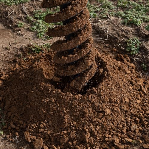 Titan Attachments 60 HP 3 Point Post Hole Digger with 12in Auger Attachment, PTO Powdered Digger, Compact Tractor Attachment for Fence Posts, Deck and Building Frames, Plant Trees and Shrubs