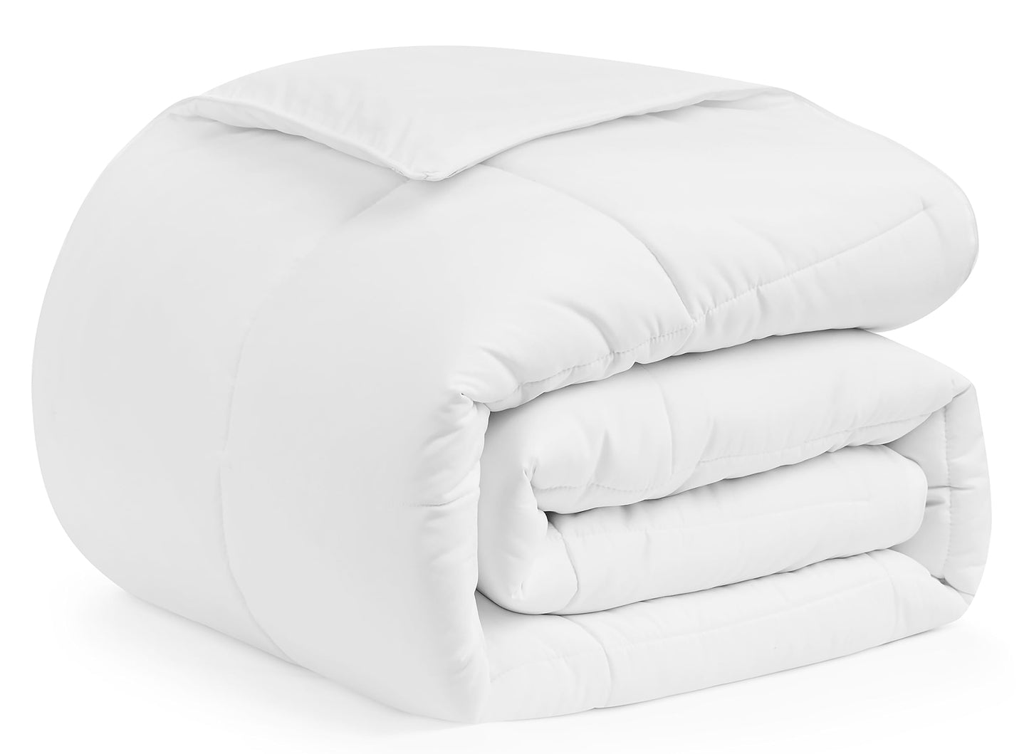 UGG 23743 Aimee King Classic Comforter Hotel Quality Airy Moisture Wicking Cooling Down Alternative Comforter with Corner Tabs for Year Round Warmth and Comfort, King/California King, Bright White